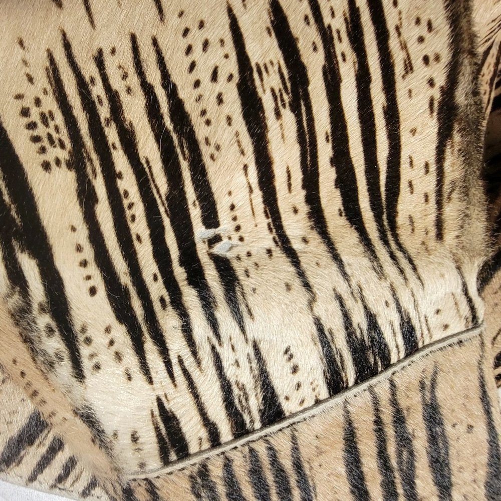 NWT Vintage FENDI SELLERIA Pony Hair Jungle Jacket - Picture 13 of 15